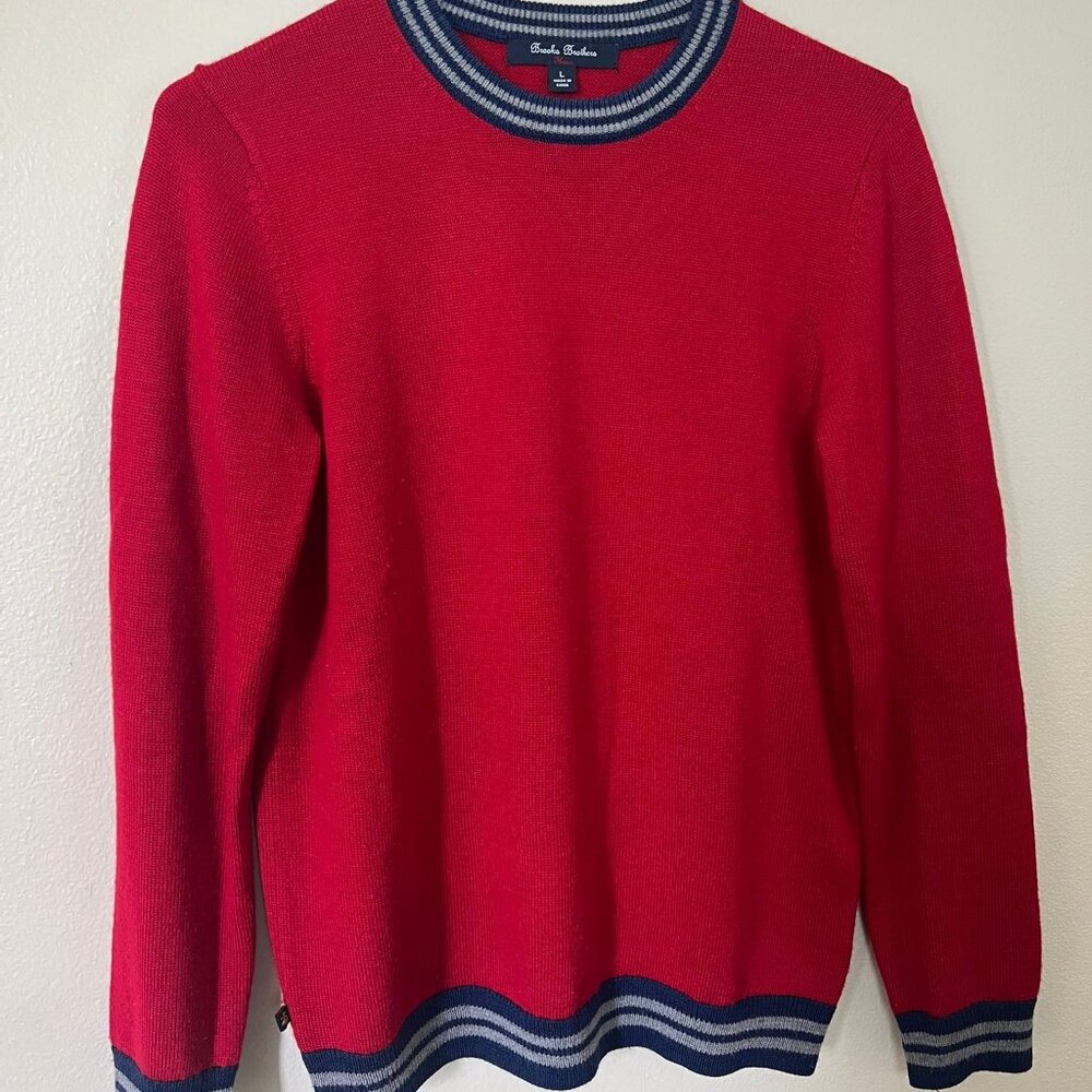 Boys' Brooks Brothers Wool Sweater, Boys' Size L Wool Sweater, Like New
